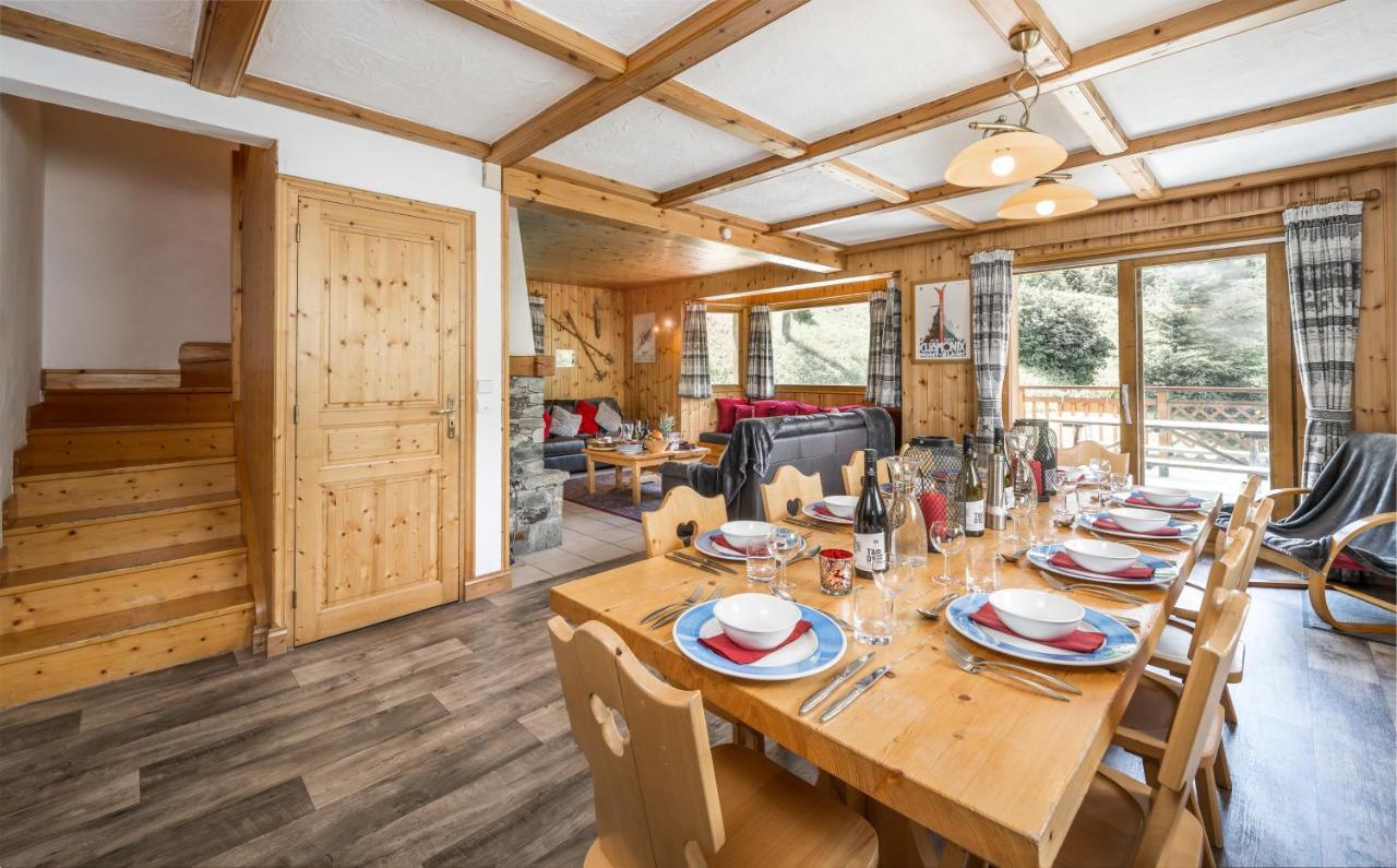 Chalet Himalaya , 10 Person Chalet With 5 Ensuite Bedrooms And Outdoor Jacuzzi In Meribel Centre المظهر الخارجي الصورة